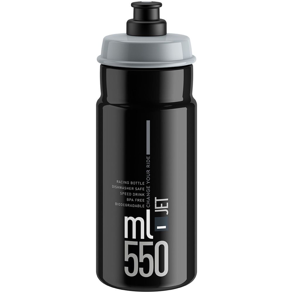 Bidon 0,75 l. Elite Jet Black Grey logo, 29,99 zł