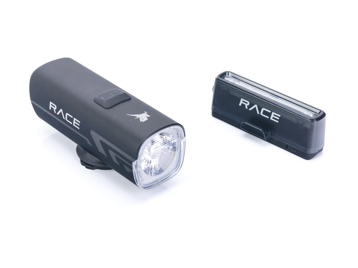 Zestaw lamp przód+tył ALLTY 600 + Seemee 30 combo, usb 600/30 lumenów - RACE