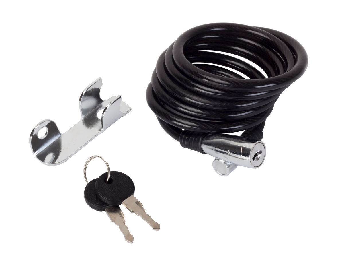 Zamknięcie spiralne 87302 8x150cm KLUCZ et logo ROMET czarne, 24,99 zł