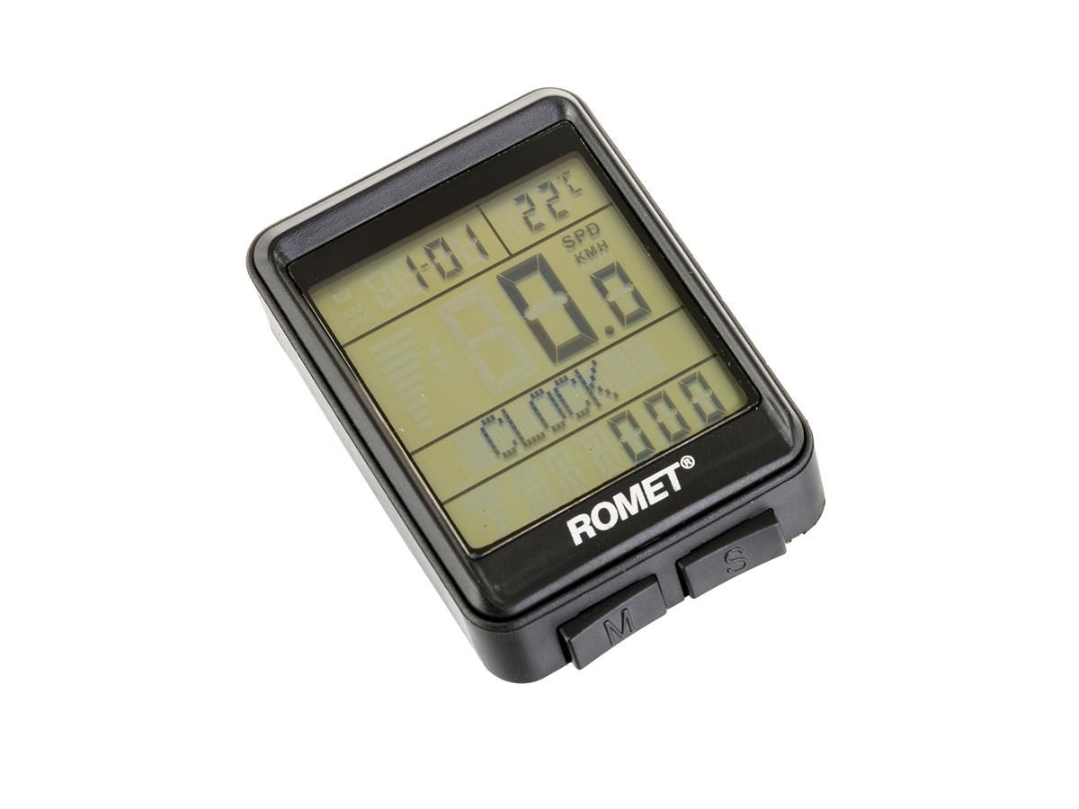 Licznik rowerowy bezprzewodowy BKV 1557 czarny et logo ROMET