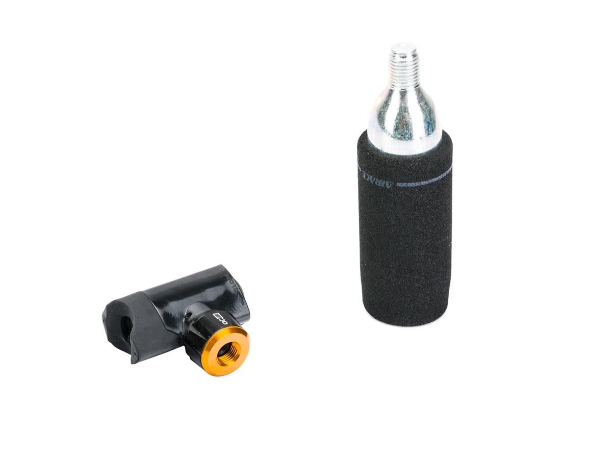 Pompka na naboje CO2 mod. AC-07 AV FV mini, czarna AIRACE, 39,99 zł