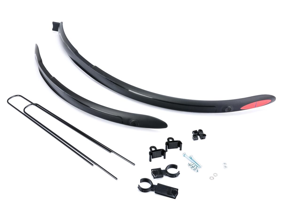Błotnik 28" POLISPORT COLORADO CITY/ROAD Set, V/B PVC czarny, 69,99 zł