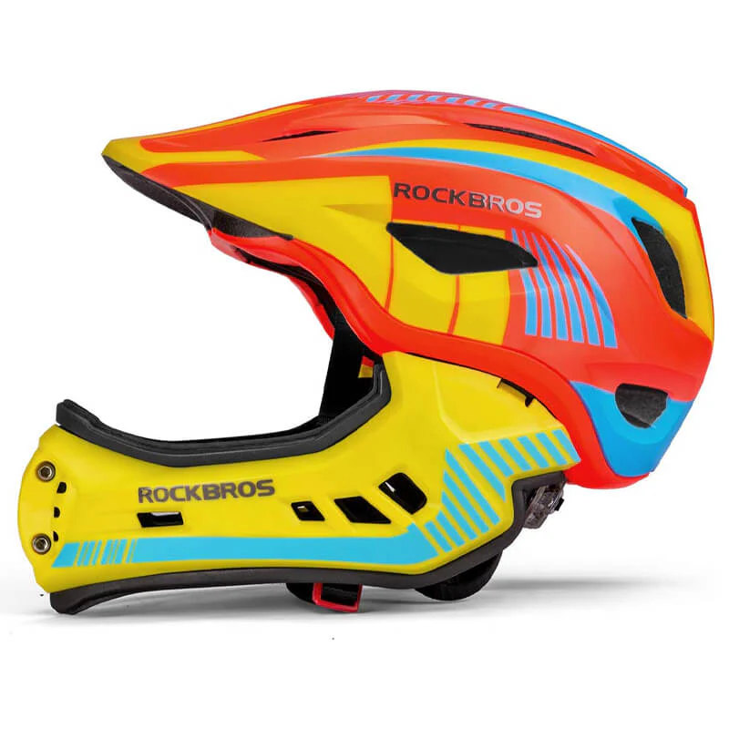 Kask dziecięcy rowerowy Rockbros TT-32 z odpinaną szczęką, 249,00 zł