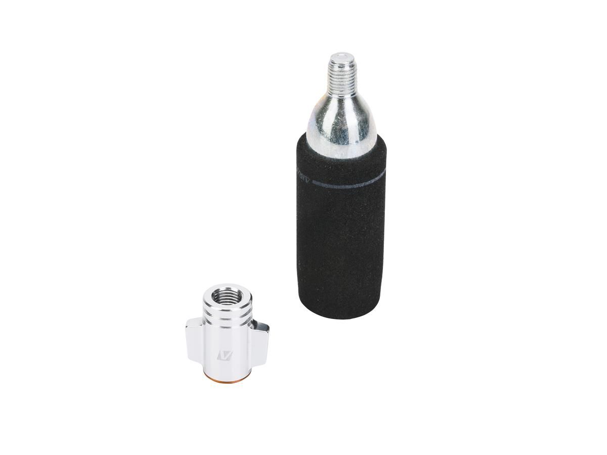 Pompka na naboje CO2 mod. AC-09 AV FV mini,AL srebrna AIRACE, 39,99 zł