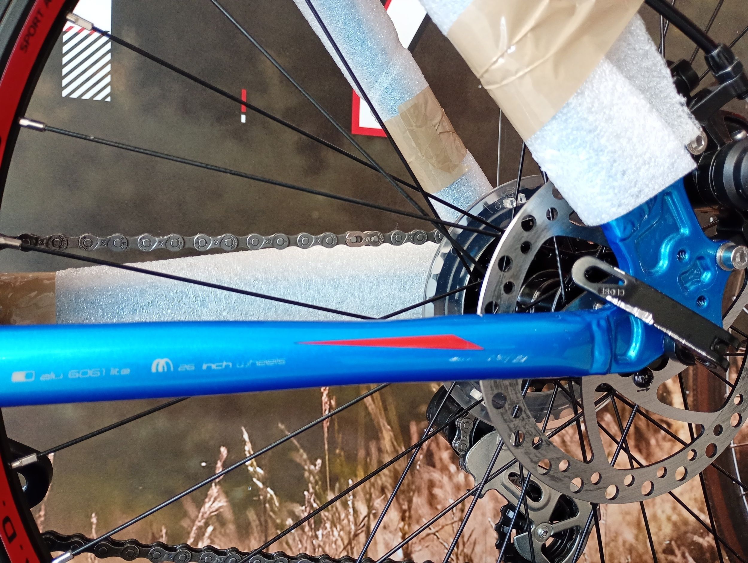 18 L Rower ROMET Rambler R6.3 niebiesko-czerwono-srebrny