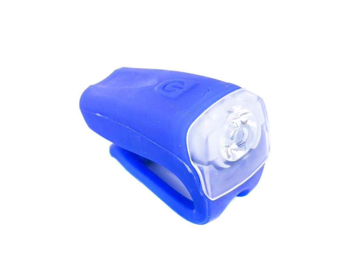 Lampa przednia bateryjna 1-LED 3-Watt JY-378FC niebieska, blister ROMET, 12,99 zł