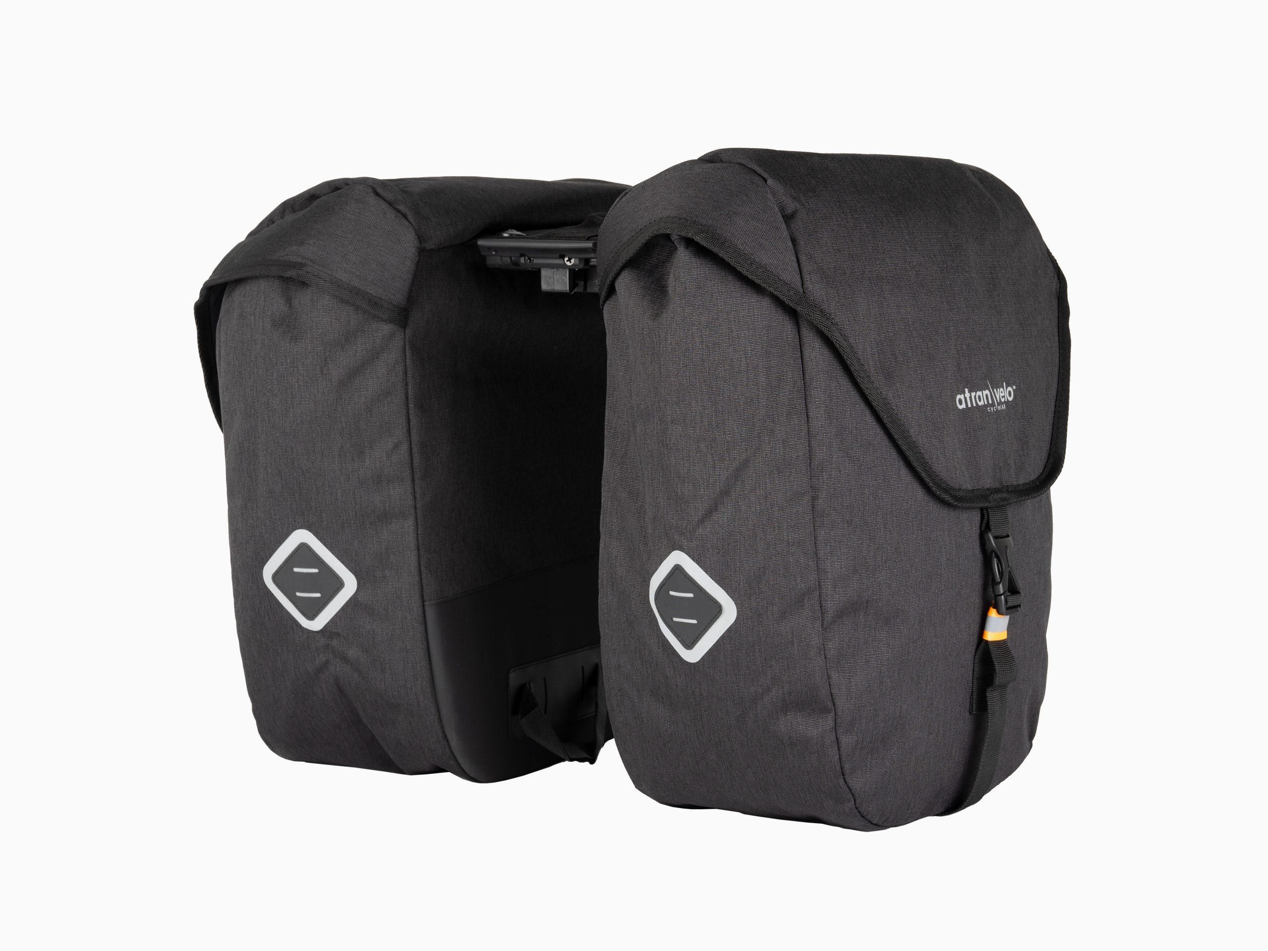 Torba rowerowa sakwa dwukomorowa na bagażnik ZAP DOUBLE PANNIERS ATRANVELO, 299,99 zł