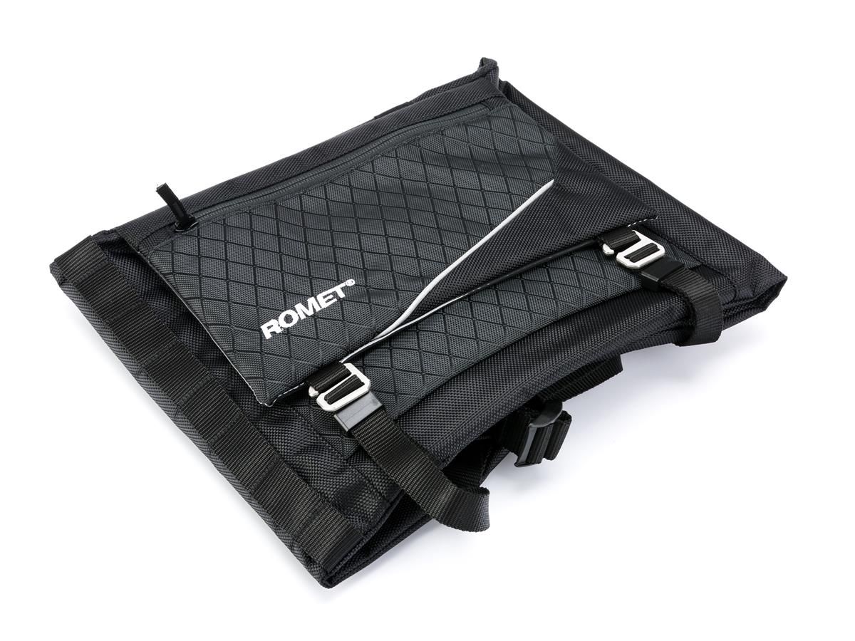 Sakwa na kierownicę ROMET TH8-6411 czarna 9,6 l et logo Romet, 129,99 zł